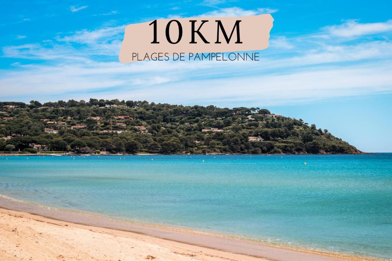 Le Ptit Terra - Piscine - Plage Gassin Eksteriør billede